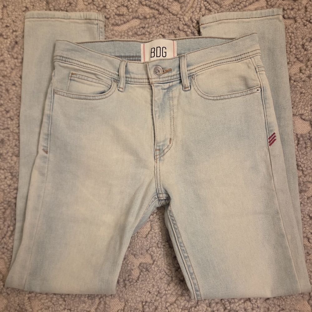 BDG Urban Outfitters Light Wash Skinny Stretch Jeans